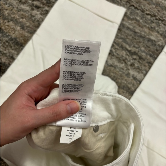 Liverpool The Crop Jeans Sz 16W NWT | Liverpool Cropped White Jeans | Liverpool* - Picture 9 of 16